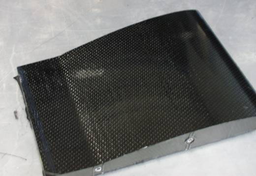 Rotorblade, light spots are air traps
